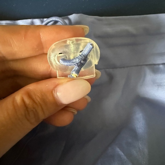 Adidas Blue Track Pants With Drawstring - Picture 4 of 6